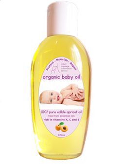 Organic Baby Massage Oil - Apricot 125mL